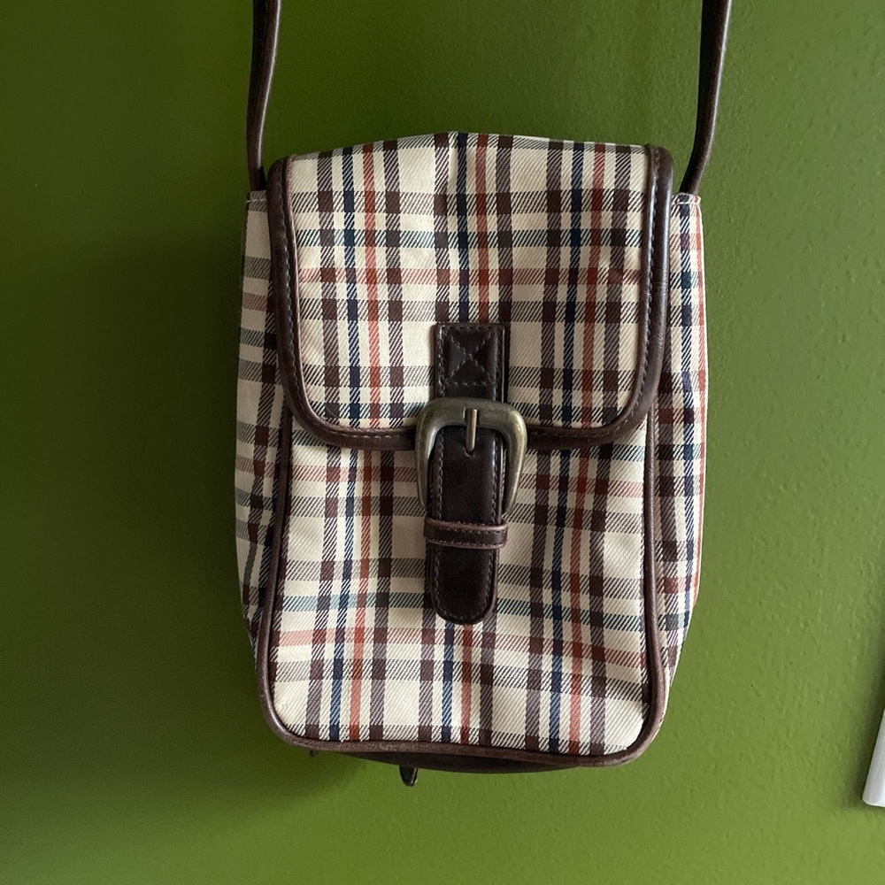 Mini checkered purse